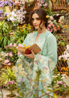 RADIANT EMBROIDERED ORGANZA SLEEVES BORDER